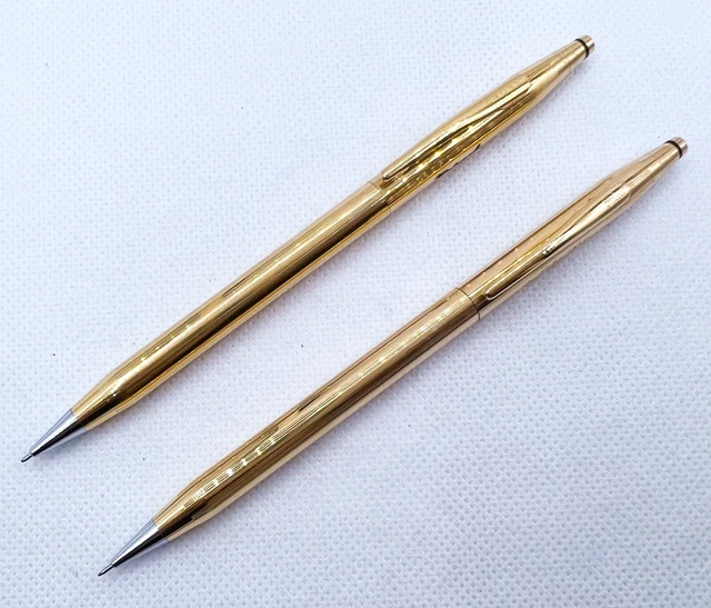 新品 未使用 CROSS クロス 18KT GOLD FILLED セット-
