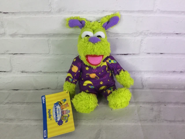 Jim Henson's Pajanimals Apollo Green Plush Stuffed Animal Sprout Muppet 2012 NEW