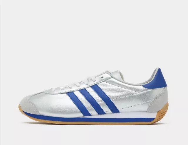 adidas Originals Country OG Men's Trainers in Silver and Blue