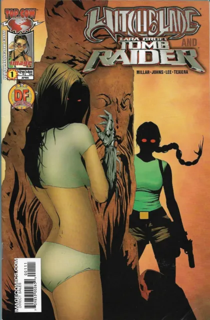 Witchblade and Lara Croft Tomb Raider Comic Top Cow Image Dynamic Forces Issue 1