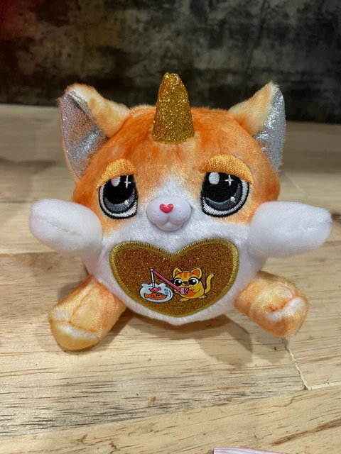 ZURU RAINBOCORNS KITTYCORN Surprise, plush cat toy, Clover, Ginger