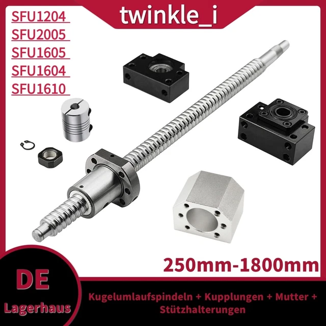 SFU1204 SFU2005 SFU1605 SFU1604 SFU1610 casier à billes ball screw kit