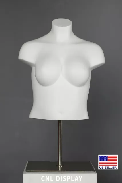 High quality PLUS SIZE fiberglass female headless mannequin torso