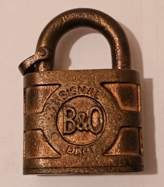 B&O Baltimore and Ohio Railroad Brass Obsolete Pittsburgh Division