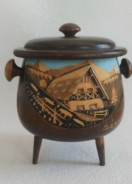 bibelots anciens , Boite , Tabatière , Coffret. Signature Gérardmer