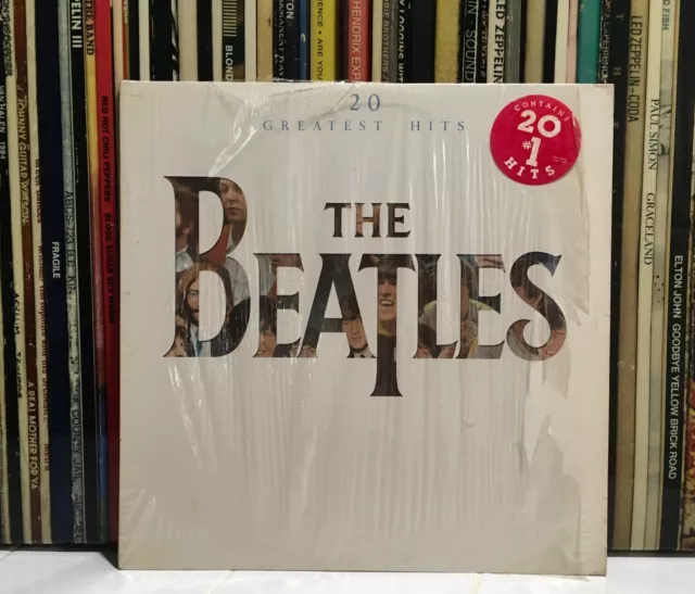 THE BEATLES - "20 GREATEST HITS"  - Open  Shrink w/Hype - 1st COVER