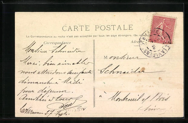 CPA La Varenne, Rue du Bac, Place de la Gendarmerie 2