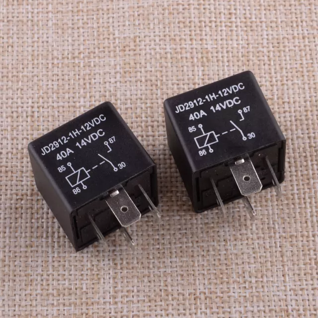 2pcs 12V 40A Power Trim Tilt Starter Relay 4 Pin for Car Boat Outboard 828151