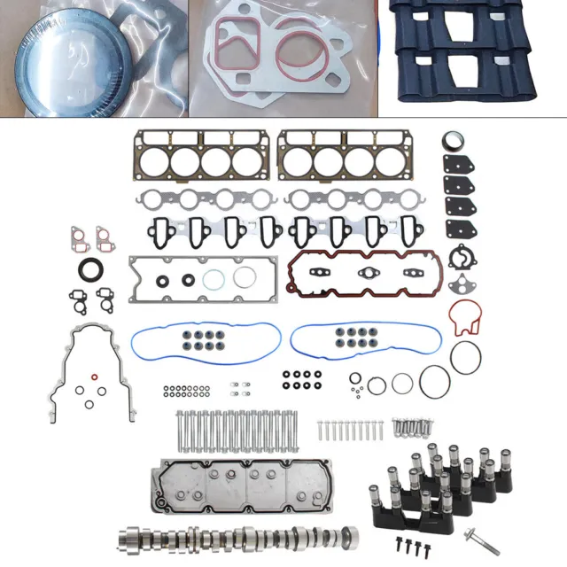 Non-AFM Lifter Camshaft Head Gasket Bolt Cam Engine For Chevy GM 2007-2013 5.3L
