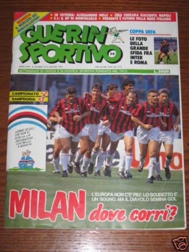 Guerin Sportivo 10 (885) 1992 IL FILM DEL CAMPIONATO,Marco Van Basten e
