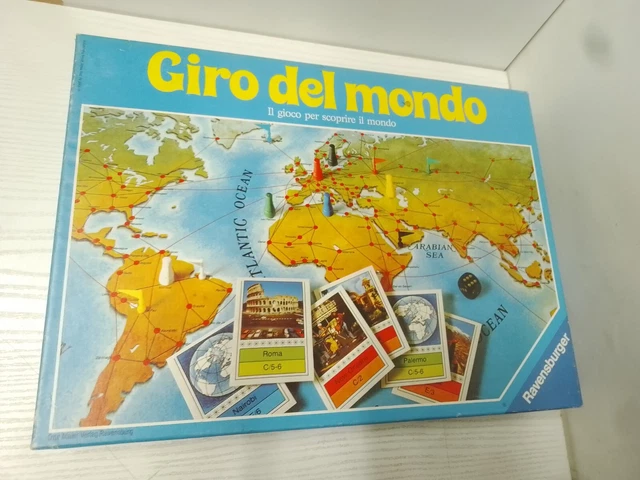 Giro Del Mondo - Gioco Da Tavolo - Ravensburger - Completo - 1985
