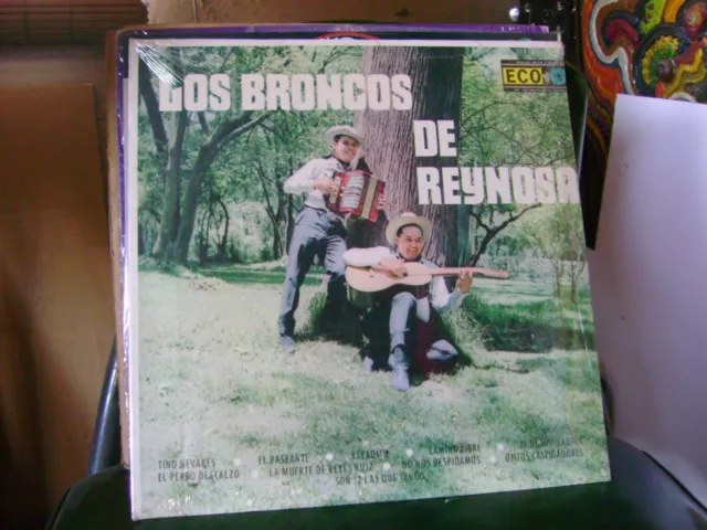 Original Factory Sealed Tex Mex Norteno Lp~Los Broncos De Reynosa~~Eco 480