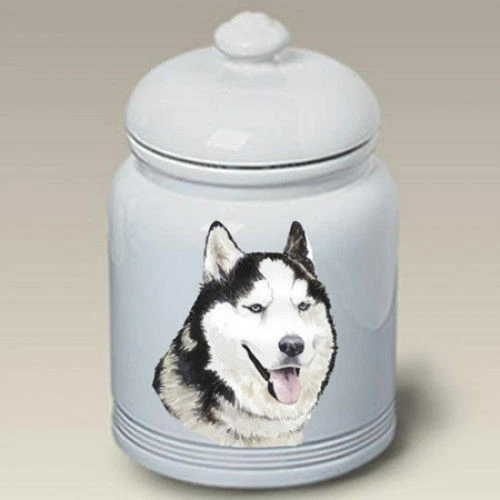 Siberian Husky Ceramic Treat Jar BVV 23018