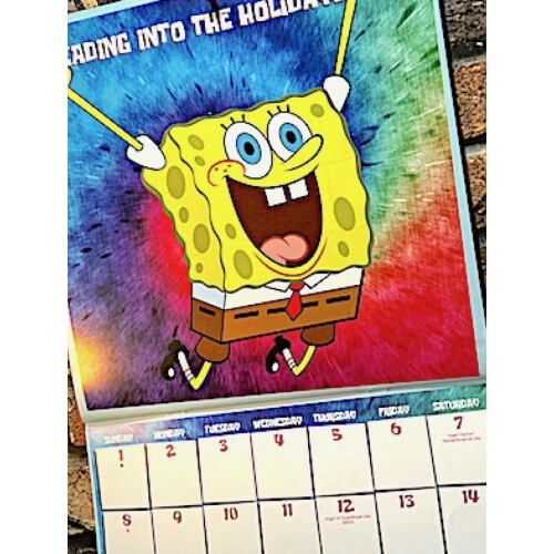 SPONGEBOB GOODS 2024 Reiwa 6 Calendar US1003 75.79 PicClick