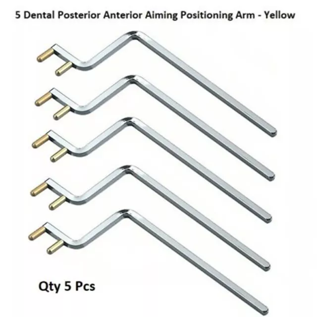 5x Dental XCP Posterior Metal Indicator Arm X-Ray Positioning Arm 134℃- Yellow