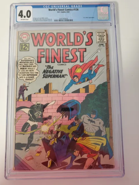 DC Comics Worlds Finest comic The Negative Superman!!!!