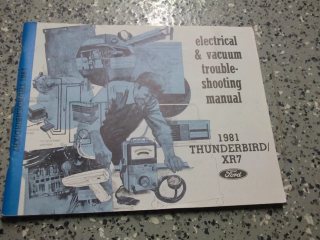 1981 MERCURY COUGAR XR7 XR 7 Electrical WIRING Service Shop Repair