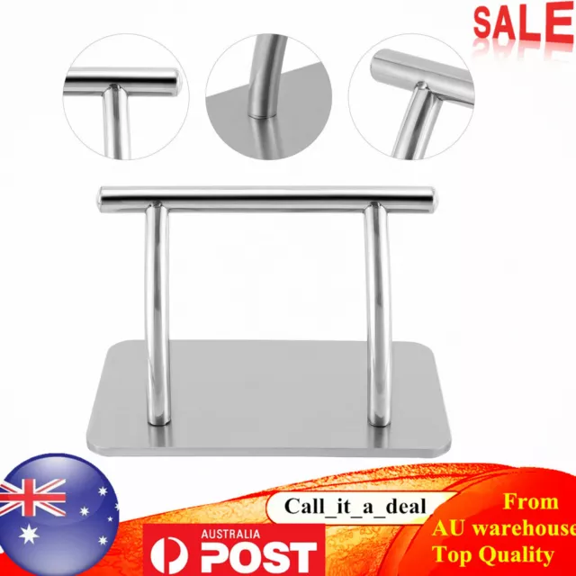 Beauty Salon Tattoo Hairdressing Foot Rest Stainless Steel Pedicure Foot Stand