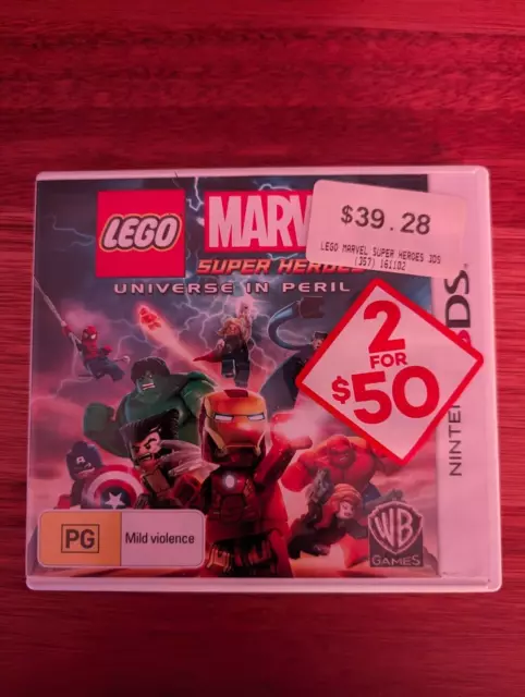 NINTENDO 3DS LEGO Marvel Super Heroes Universe In Peril 18.52