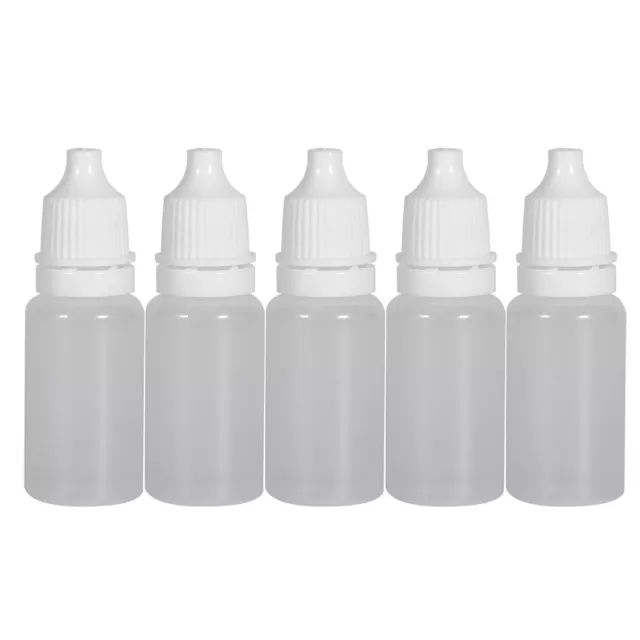 50-500pcs 10ml Plastic Clear Squeezable Dropper Bottle For Liquid Eye Drops Use