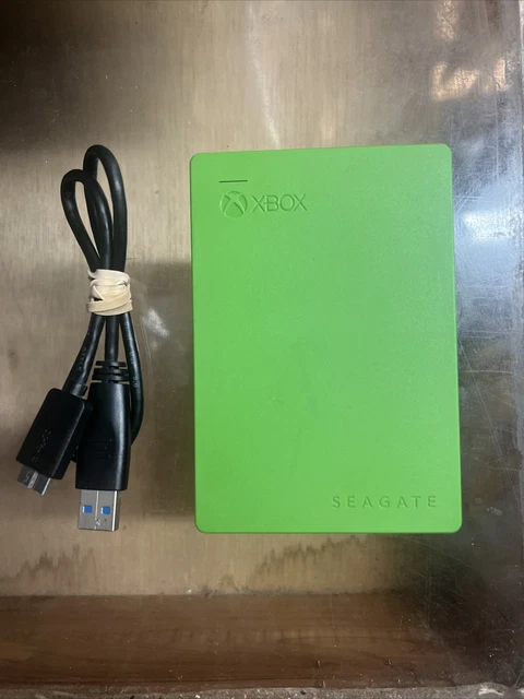 2TB for Xbox Seagate Green Black Portable External Game Hard Drive works