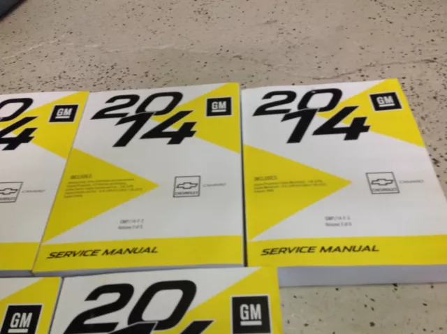 2014 GM Chevy Camaro Workshop Service Shop Repair Manual SET NEW 2014 OEM 2