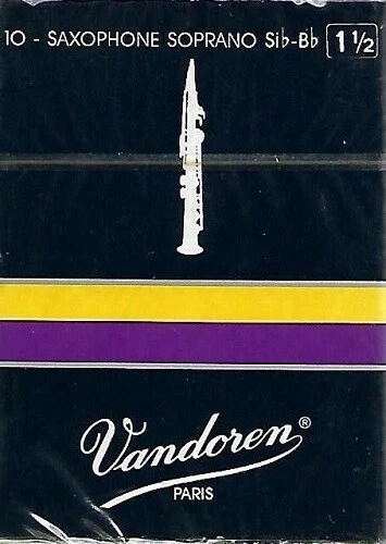 Vandoren - SR2015 Boite de 10 anches Saxophone Soprano - Force 1,5