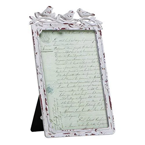 SOFFEE DESIGN Vintage 4x6 in Picture Frame Farmhouse Table Top Photo Display ...