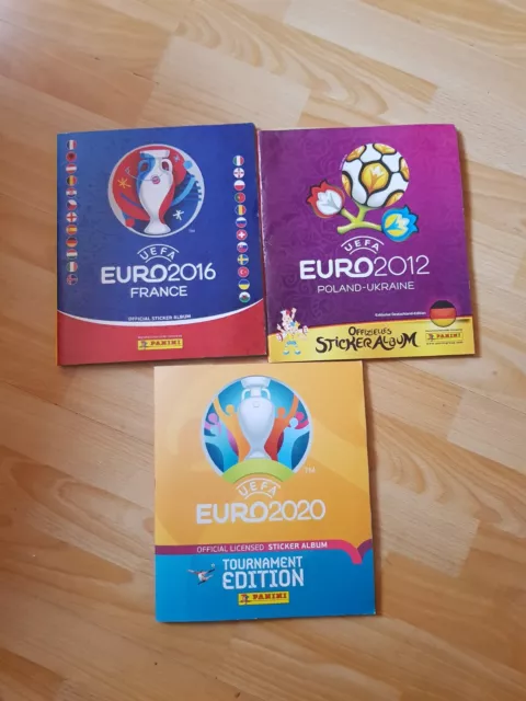 Panini EM Sticker 2012,2016,2020, sowie Championsleague 2014/2015