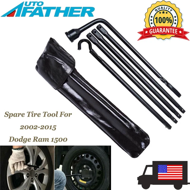 SPARE TIRE LUG Wrench Replacement Tool Kit For Dodge Ram 1500 02 15