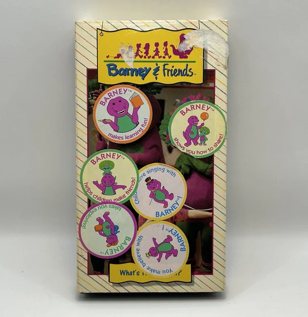 BARNEY & FRIENDS What's That Shadow? VHS 1992 Time Life Video Tape VTG ...
