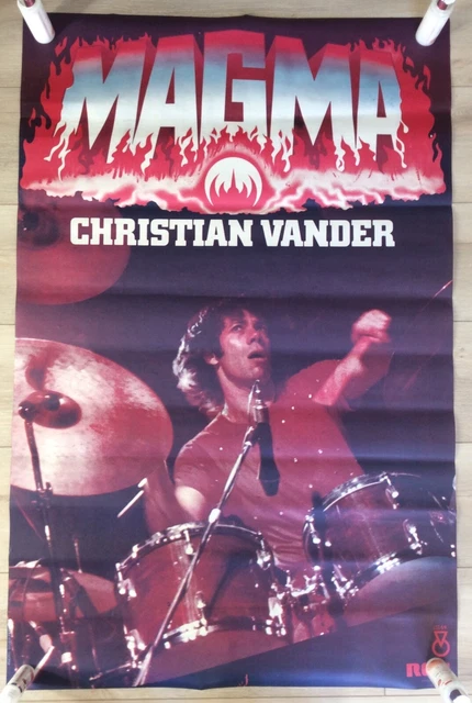 MAGMA CHRISTIAN VANDER vintage Promo poster EUR 90,00 PicClick FR