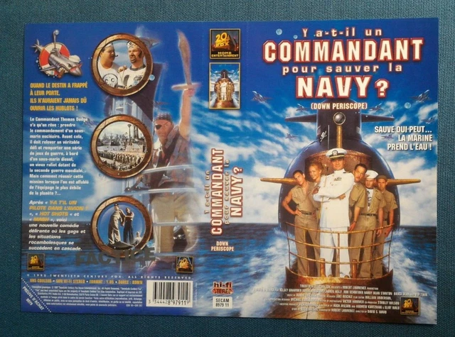 JAQUETTE VHS - Y A-T-Il Un Commandant Pour Sauver La Navy (1995
