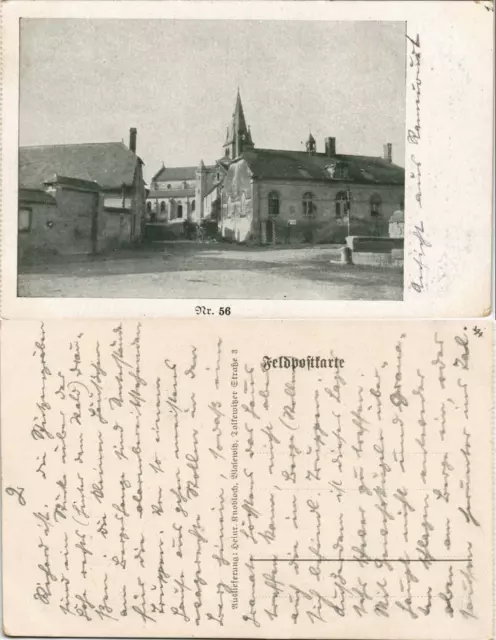 Saint-Erme-Outre-et-Ramecourt Feldpostkarte 1 WK World War I Grande Guerre 1915