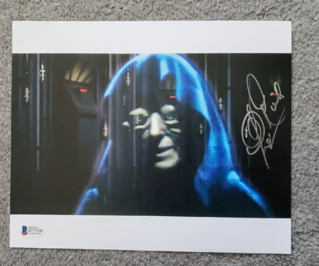 Star Wars Emperor’s hologram voice Clive Revill signed 10x8 photo COA - Beckett