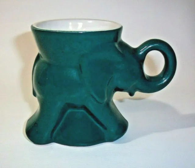 Vintage Frankoma 1990 Republican GOP Political Elephant Mug Cup