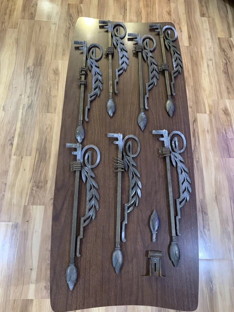 8 Art Deco Vintage Swing Arm Curtain Rods