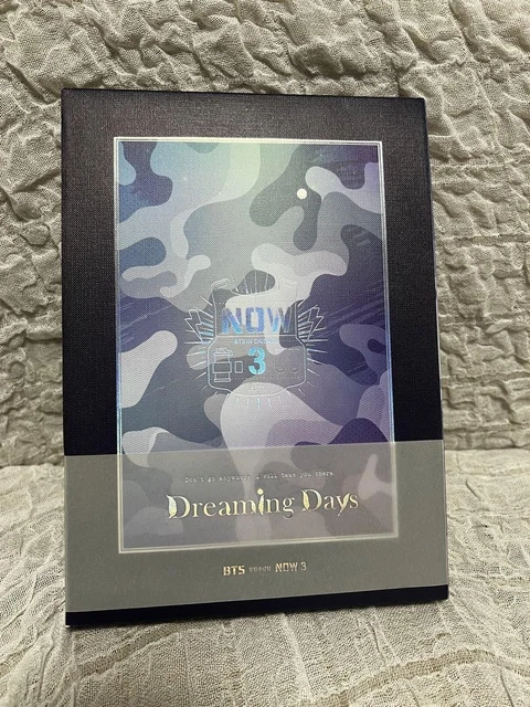 BTS NOW 3 Dreaming Days Photobook Camouflage Design w/ Photo