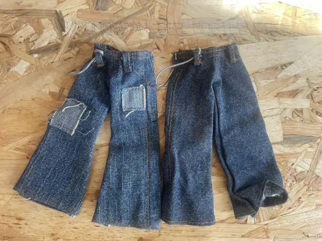 Bratz Doll Clothes Boyz Pants 2Nd Edition 2003 Blue Jeans Denim