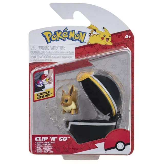 Pokémon - Pack 3 Figurines Évolution Évoli