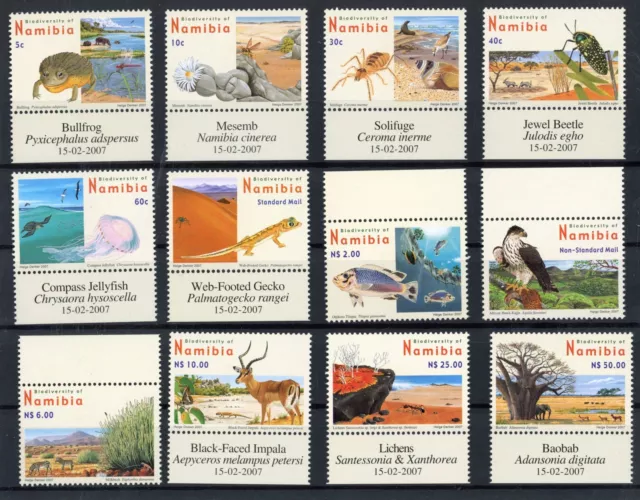 [G80.461] Namibia 2007 : Fauna - Good Set Very Fine MNH Stamps
