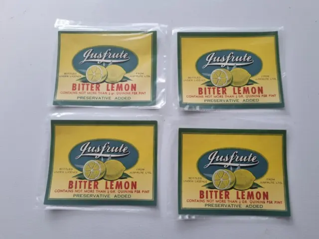 Jusfrute Bitter Lemon Labels