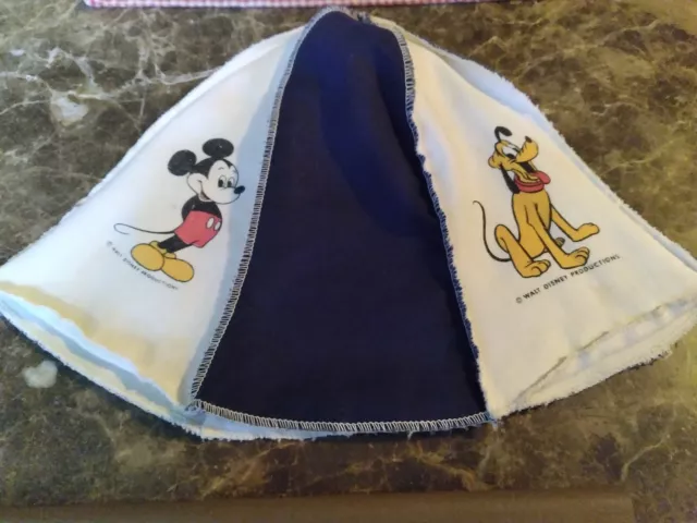 Vtg Disney Souvenir Hat Mickey Mouse Donald Duck And Pluto