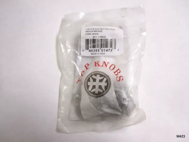 Top Knobs M1472 Button 1-1/4" Mushroom Cabinet Knob from the Aspen Collection