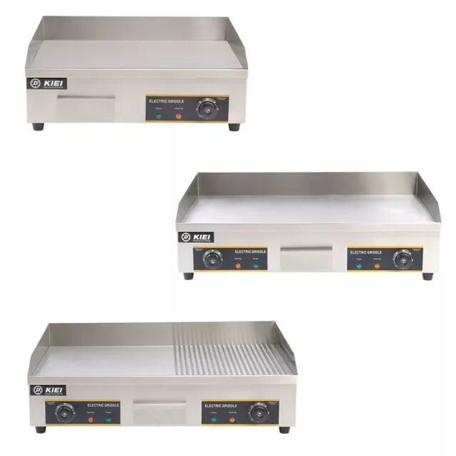 Commercial Electric Griddle Hot Plate Kitchen Catering Countertop Flat BBQ Grill