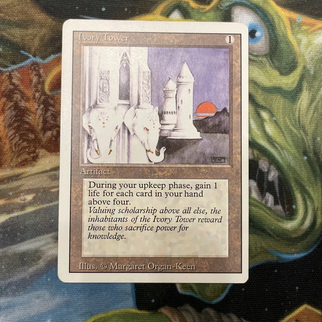 Ivora Magic IVORY TOWER - Rare - Revised - LP MTG Magic the Gathering $6.00 ...