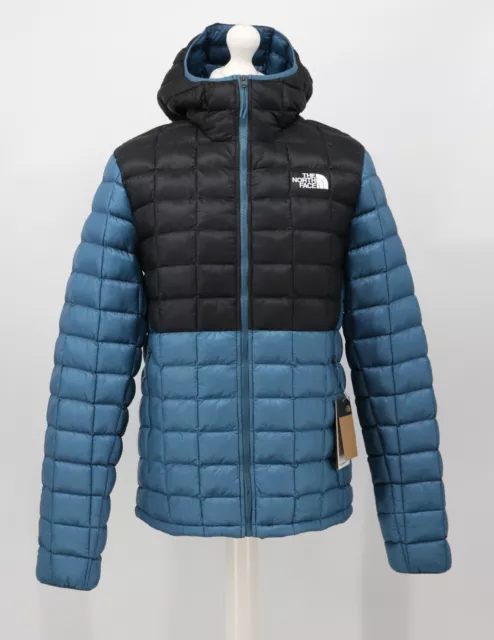 The North Face Thermoball Mens Mallard Blue Packable Jacket Uk M Rrp £230 Em