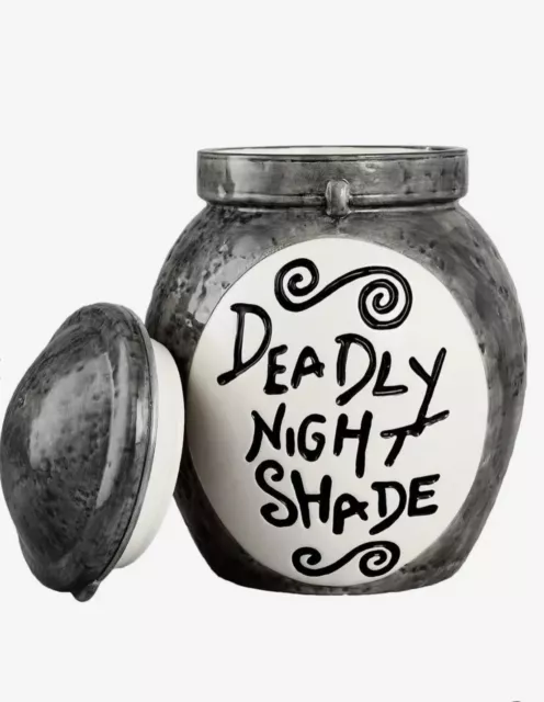 The Nightmare Before Christmas Deadly Night Shade Cookie Jar New In A Box