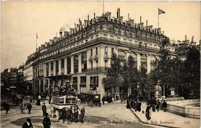 Publicité - Publicité - Souvenir de la Belle Jardinière - Paris - Enfants regardant deux garçons