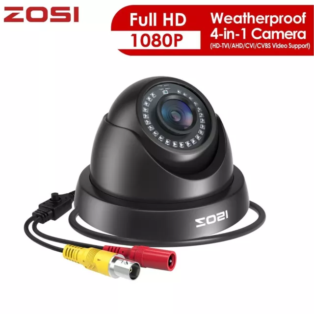 ZOSI 1080P Cámara de Vigilancia Exterior Visión Nocturna para Kit de Seguridad